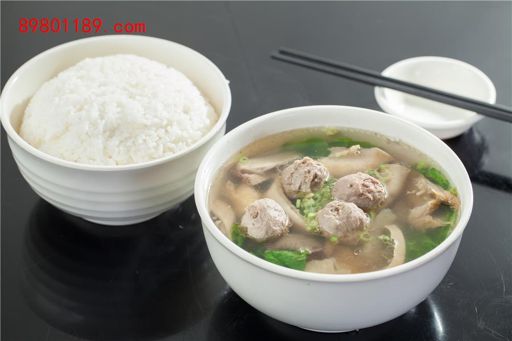 牛杂双拼汤饭